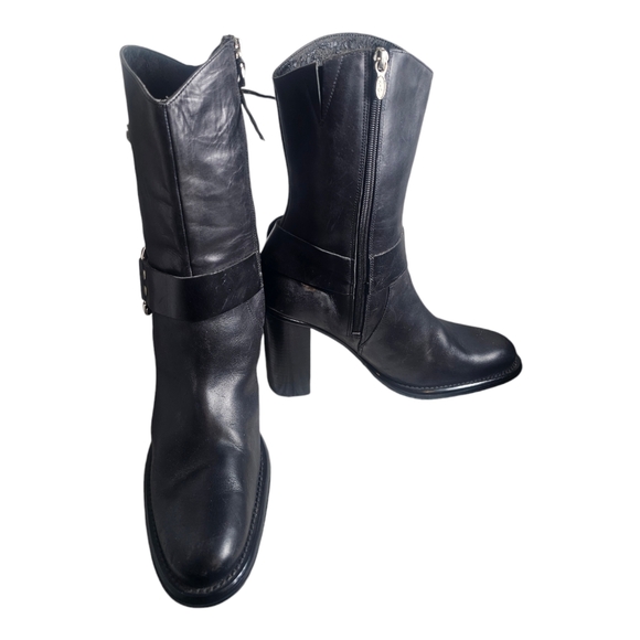 Harley-Davidson Shoes - Harley Davidson Woman's Size 10M Darla Harness Boot Bike Motorcycle